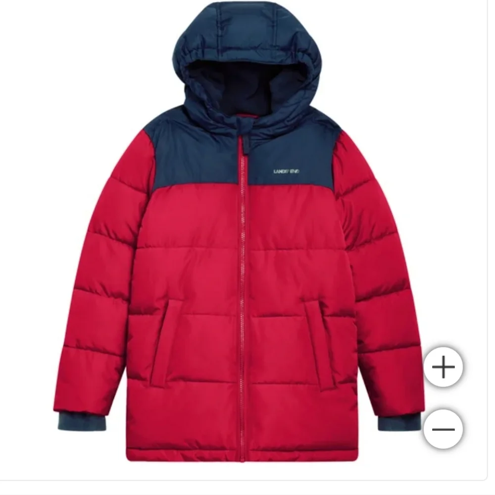 Land's End Hooded Youth Parka Jacket nwt